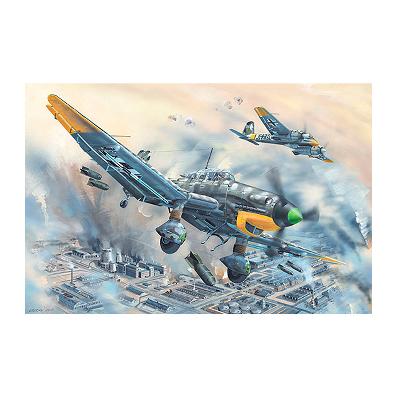 Trumpeter 02424 Сборная модель самолета Junkers Ju-87D-5 Stuka (1:24)