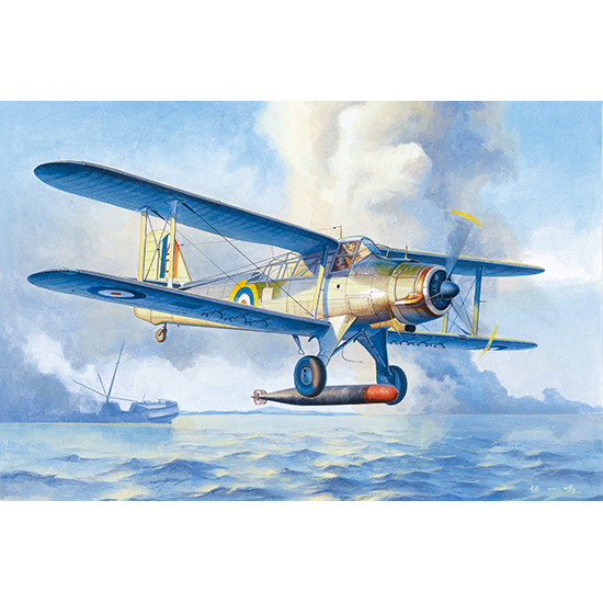 Trumpeter 02880 Сборная модель самолета Fairey Albacore Torpedo Bomber (1:48)