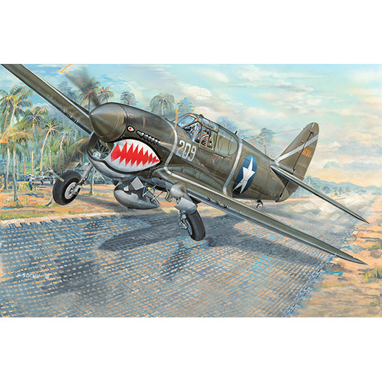 Trumpeter 03227 Сборная модель самолета P-40F War Hawk (1:32)