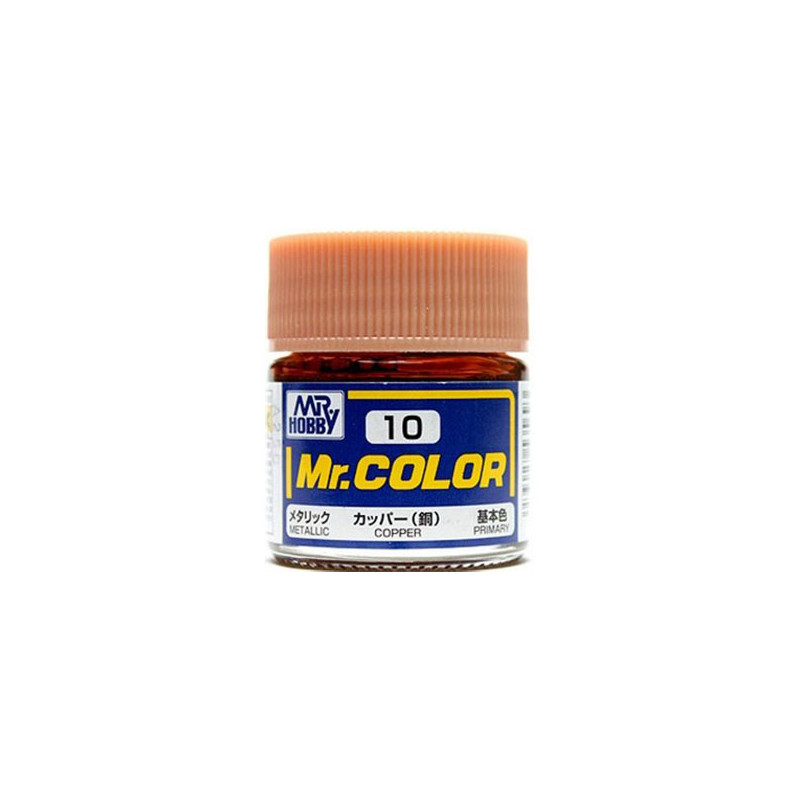 Mr Color C10 Краска эмалевая металлик COPPER 10 мл