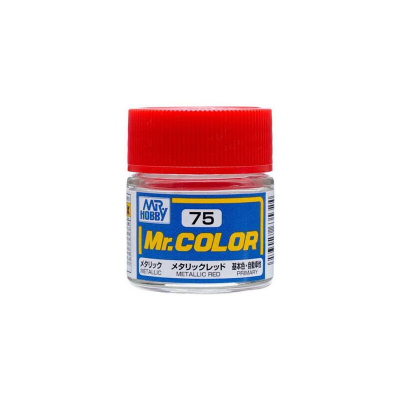 Mr Color C75 Краска эмалевая металлик METALLIC RED 10 мл