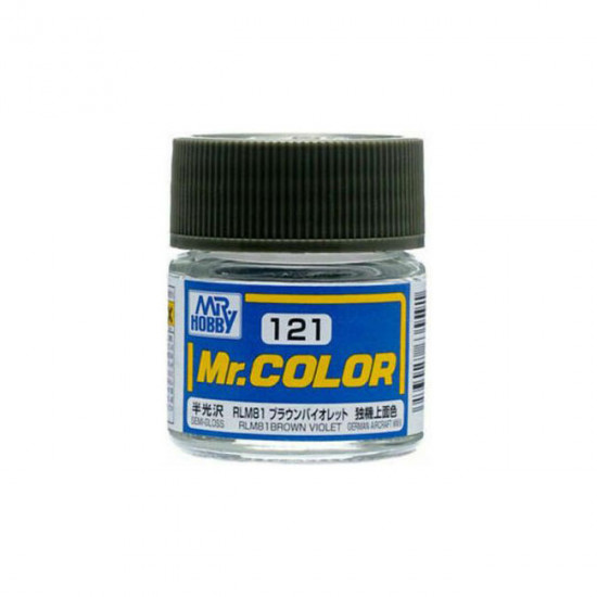 Mr Color C121 Краска эмалевая полуматовая RLM81 BROWN VIOLET 10 мл