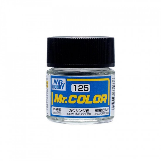 Mr Color C125 Краска эмалевая полуматовая COWLING COLOR 10 мл