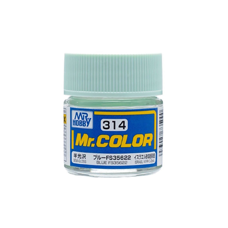 Mr Color C314 Краска эмалевая полуматовая BLUE FS35622 10 мл