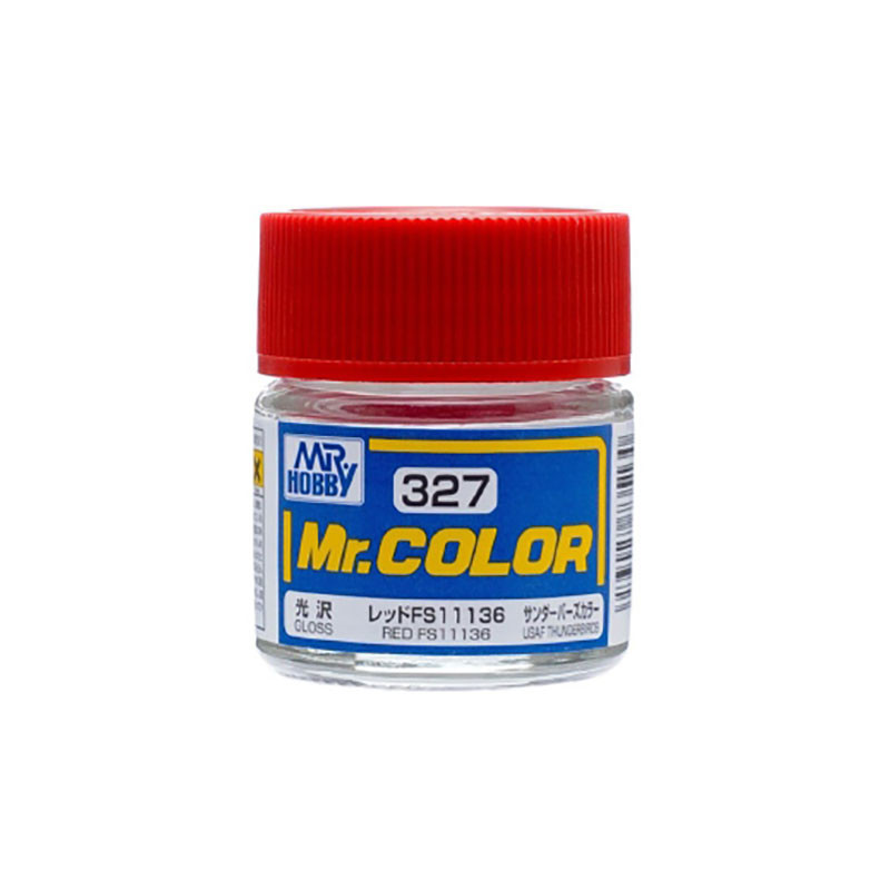 Mr Color C327 Краска эмалевая глянцевая RED FS11136 10 мл