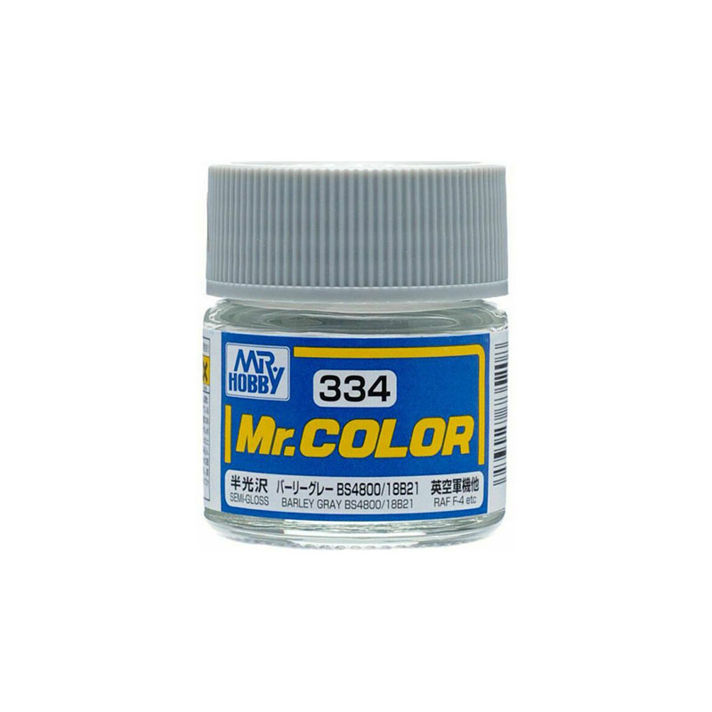 Mr Color C334 Краска эмалевая полуматовая BARLEY GRAY BS4800/18B21 10 мл